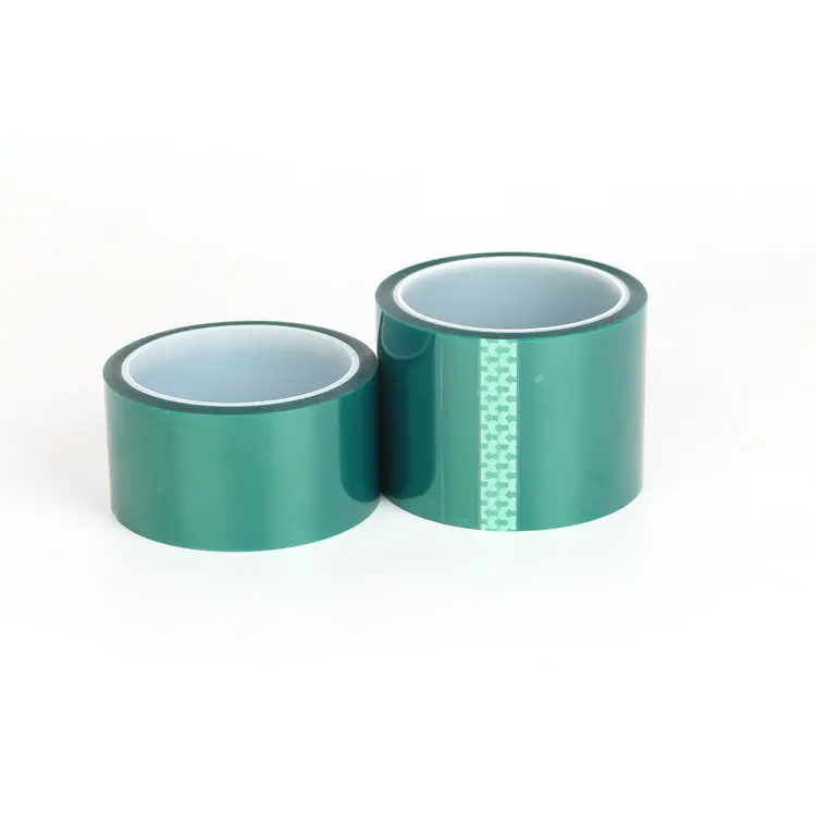 PET green high-temp protection tape for laminating glass and building glass polyester material high temperature 33M