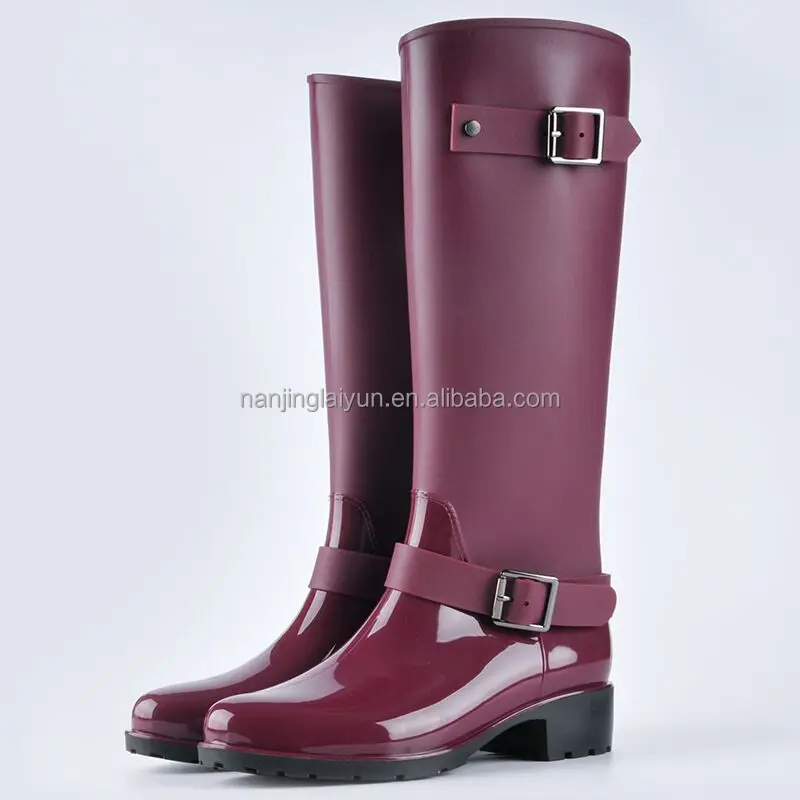New fashion rain boots for women waterproof rain boots non - slip long water shoes for adult water boots in the middle