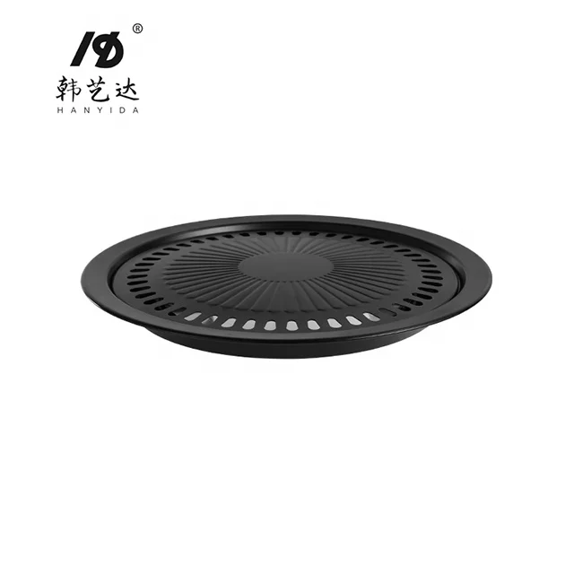 Factory hot sale Korean Grill Pan Cooking Plate Pan Bbq Grill Nonstick Plate