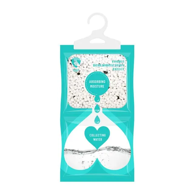 Household desiccant Newest Design Closet Dehumidifier Bag Absorbs Hanging Moisture Moisture Absorbent Packs For Wardrobe