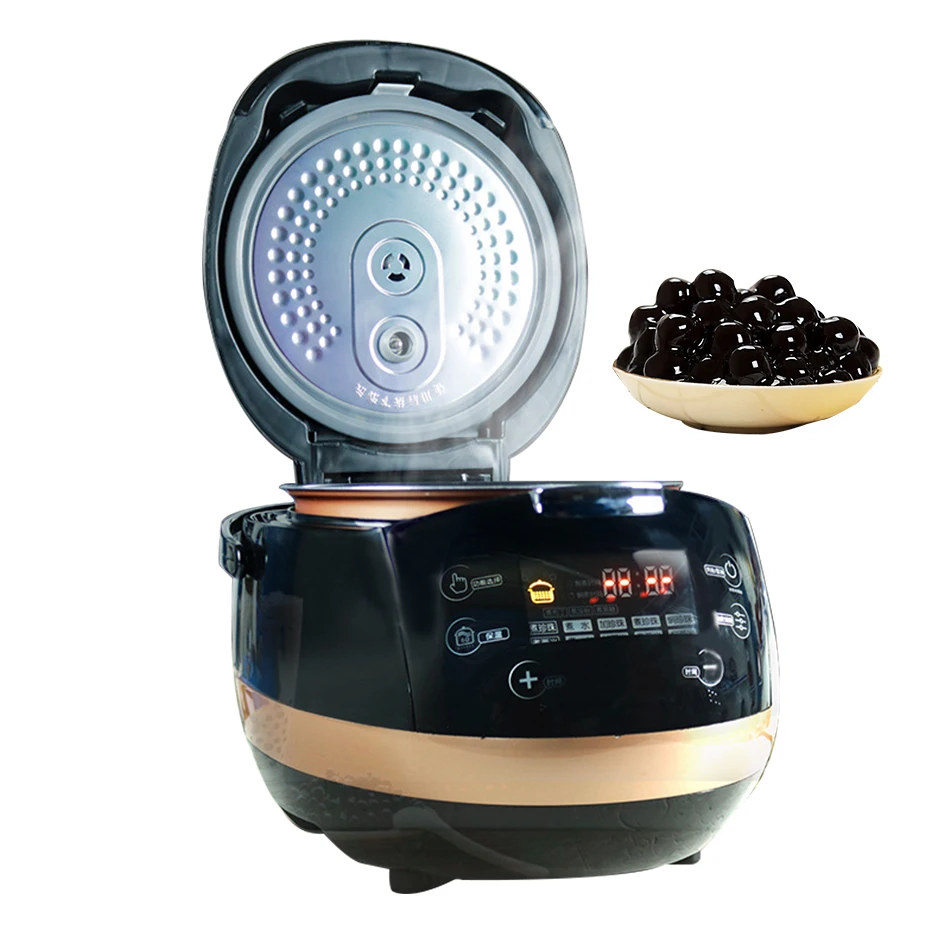 110v 220v 240V Customizable Milk Tea Special Tapioca Pearl Bubble Boba Cooker Maker Machine Thermal Insulation Pot for Business