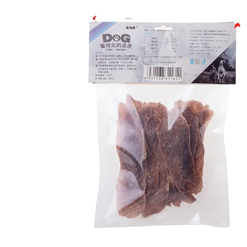 
 Популярный производитель в Китае, высококачественные сушеные ломтики груди утки  