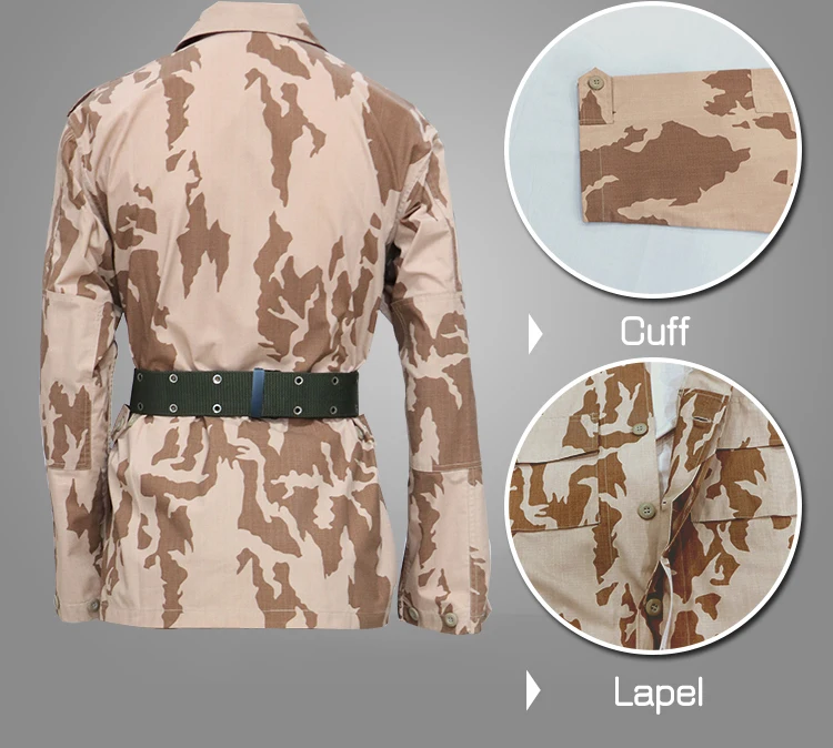 Desert Camouflage Printed Fabric For BDU Combat Uniform