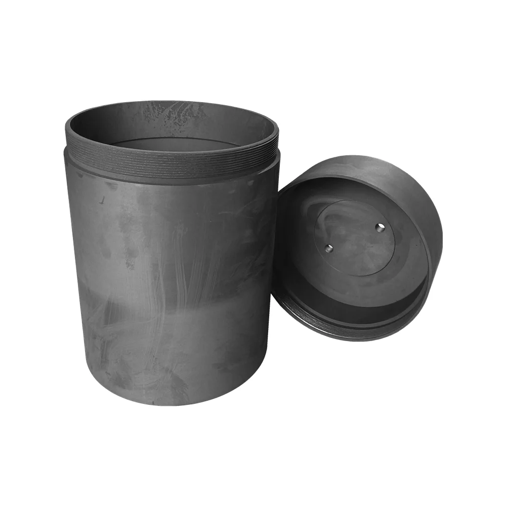 Изготовление размеров под заказ, цена нержавеющей стали с высоким содержанием чистого 50кг большая графитовый тигель для плавки чугуна