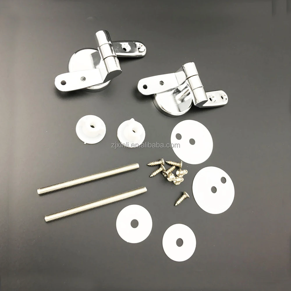 X29012 Zinc Alloy Material Chrome Finish Including Screw Fitting Parts of Toilet Seat Hinge