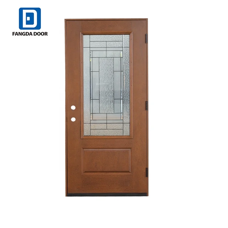 Fangda China top supplier high quality room doors design interior composite fiberglass door