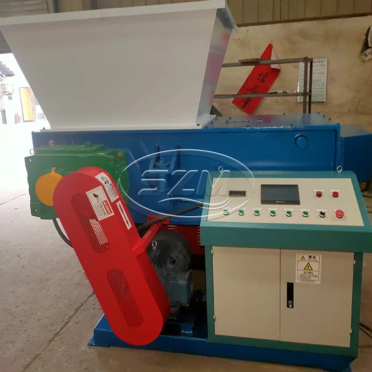 Plastic Pipe Domestic Waste Wood Pig Bone Single Shaft Shredder One Time Forming Shredder