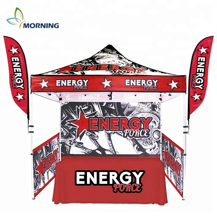 10 x 10 Custom Design Pop Up Canopy Tent Trade Show Tent for Events