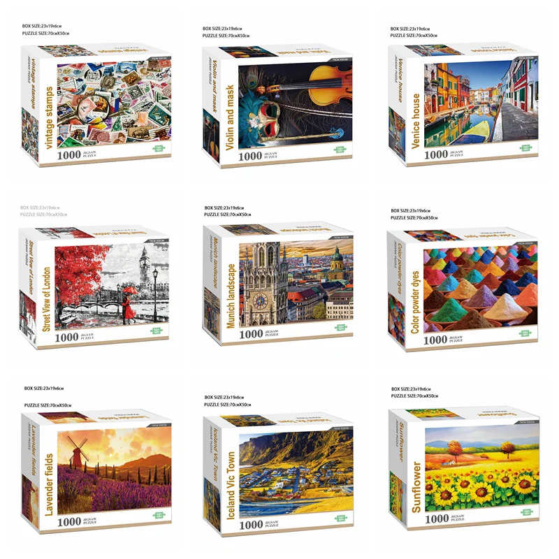 1500 Piece Jigsaw Puzzle for Adults & for Kids Age 12 and Up,Other Puzzle Play Set Montessori Custom Games Eiffel Tower gifi