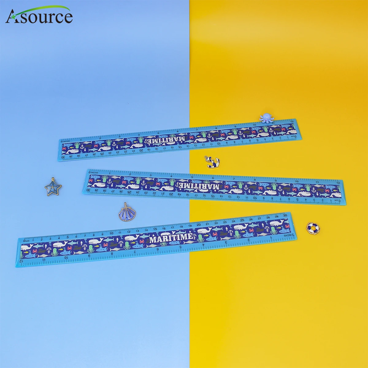 New Design Marine Ruler 30CM Custom School Ruler