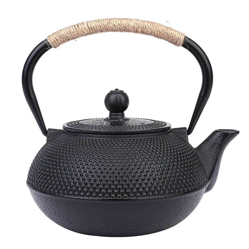 Vintage Process 0.6Lsmall Particle Matt Iron Tea Pot traditional Old Iron Pot In Southern Japan