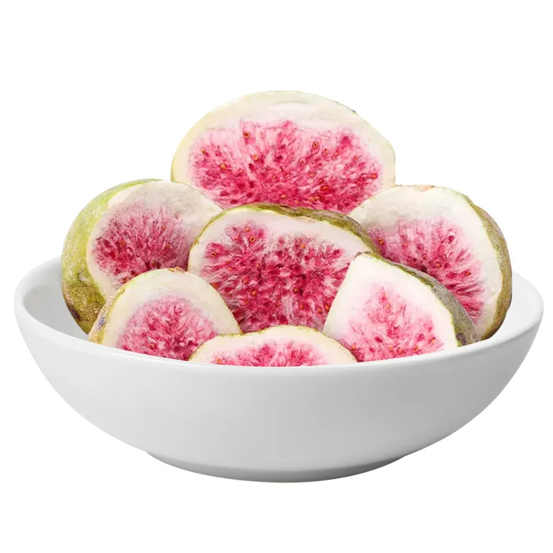 Green Fruit Delicious Snacks Freeze Dried Fig Drinking in water