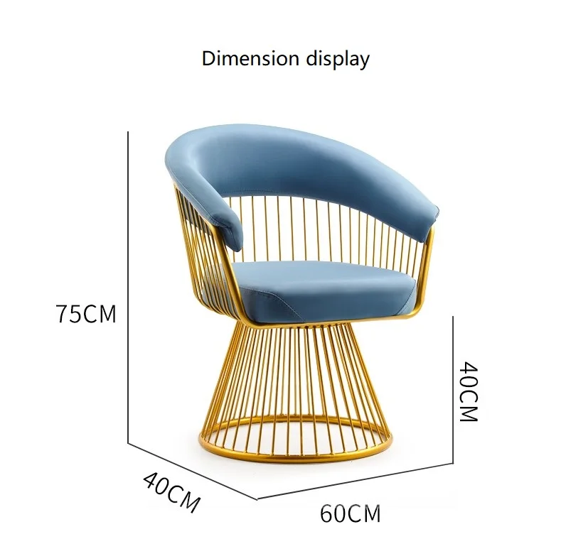 Simple modern ins style manicure tables and chairs lounge bedroom living room balcony leisure swivel chair sofa