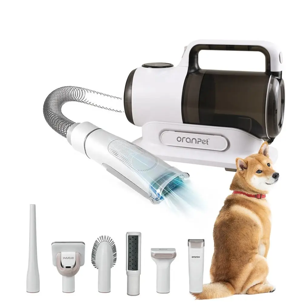 2024 Professional Grooming Kit Pet Grooming Kit Custom logo Vacuum Suction Pet Clipper Vacuum Cat Clipper for pets