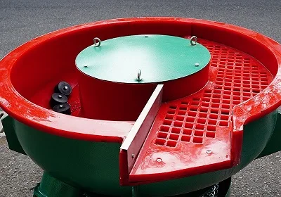 Large Vibratory Tumbler Polishing Machine with Separator
