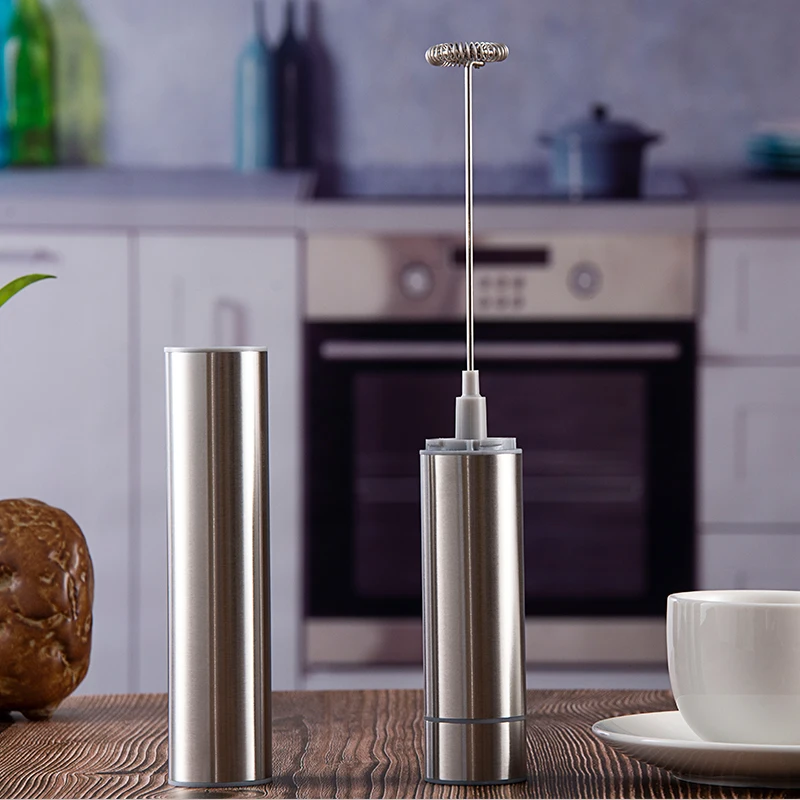 2020 Professional factory High Quality Stainless steel Hand Electric Coffee Tea  Milk Frother