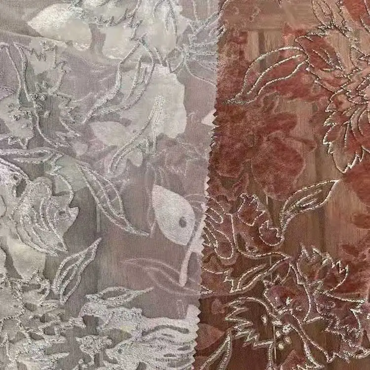 OEM ODM floral love heart Leopard velvet polyester silk velour animal print fabric