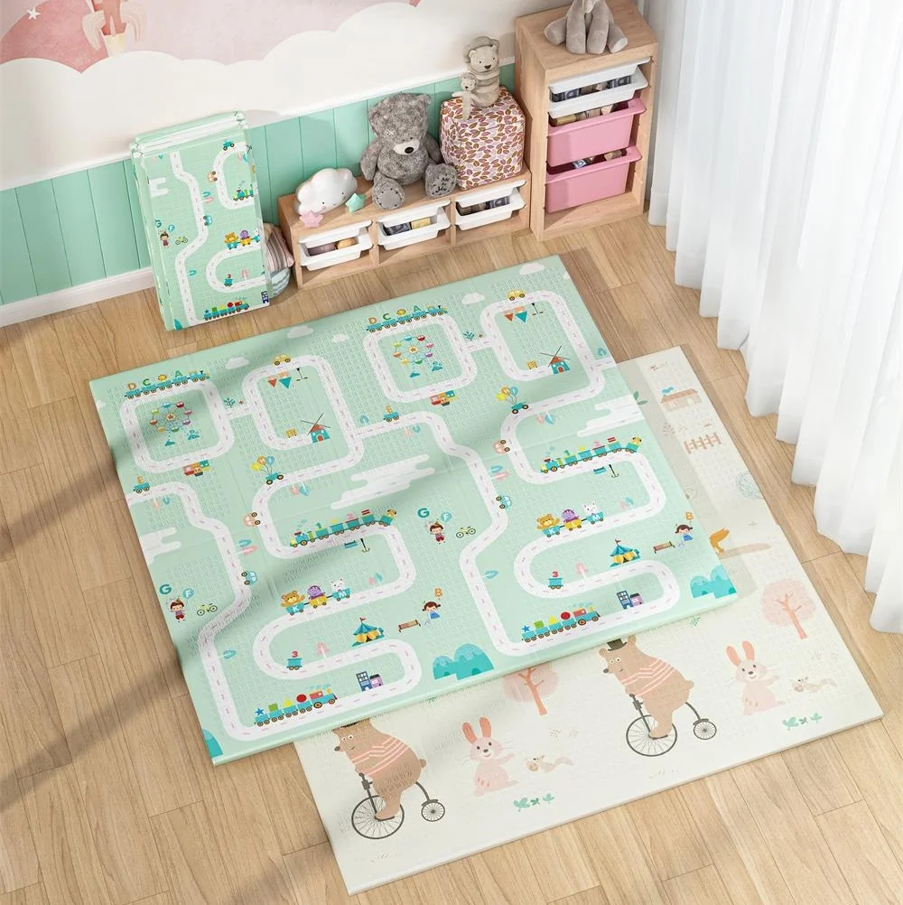 Eco-Friendly Safety XPE Foam Soft Baby Play Mat Kids Game Activity Gym Crawling Floor Mats Children Bedroom Folding Floor Mat