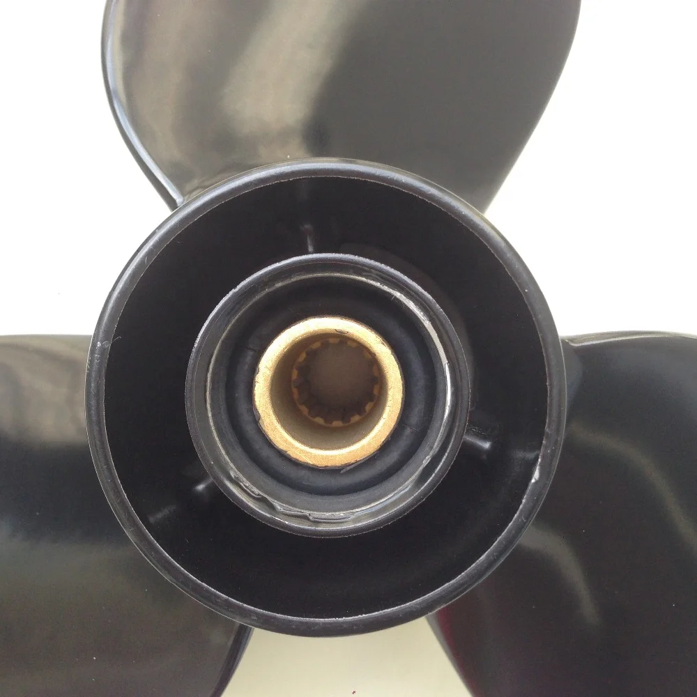 ANSHUN 3 Blades Alloy Aluminum Propeller for Electric Motor Marine Outboard Propeller 7.25x5 Inch
