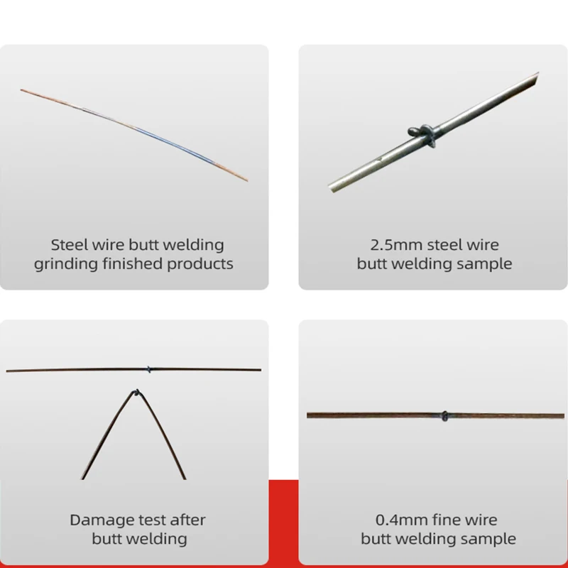 High Quality Precision UN - 100 Diameter 0.4 - 5 mm Steel Wire Butt Welding Machine in Stock