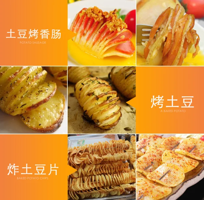 Manual Twist Potatoes Tower Slicer Chips Machine Spiral Spring Potato Twister Potato Cutter Cutting Machinery