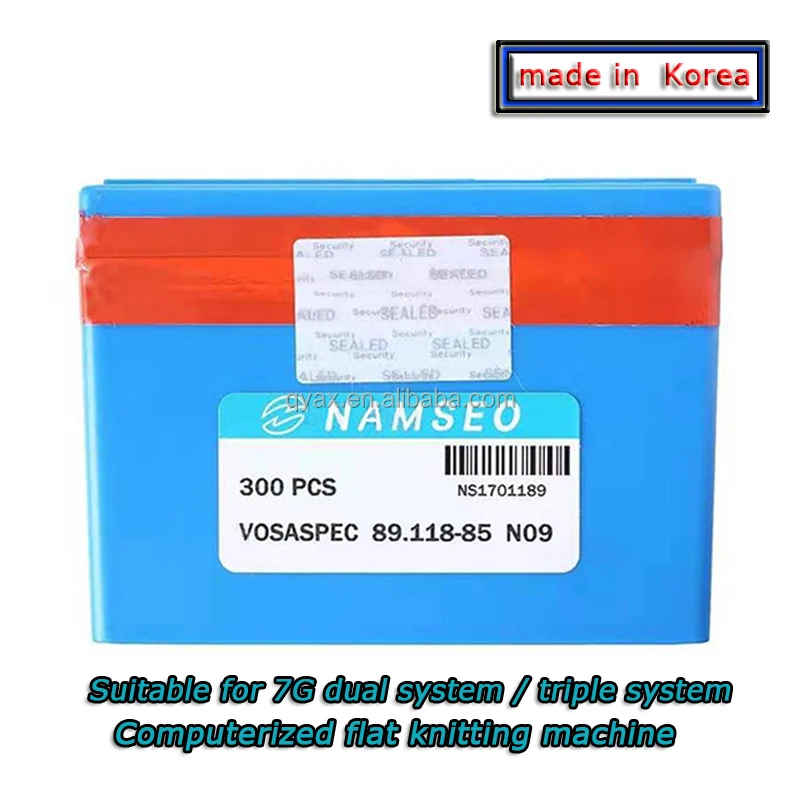 
 Основные иглы 7 г вязальной машины namсо 7 г: VOSA SPEC 89,118-85 N09  