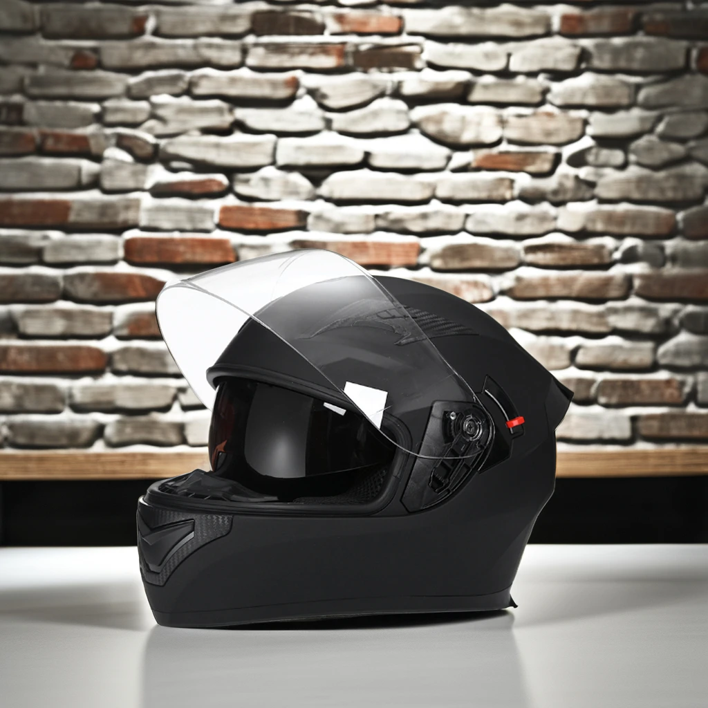 ABS Material Customized Universal Double Visor Helmet Smart Full Face Motorcycle Helmets for Riding