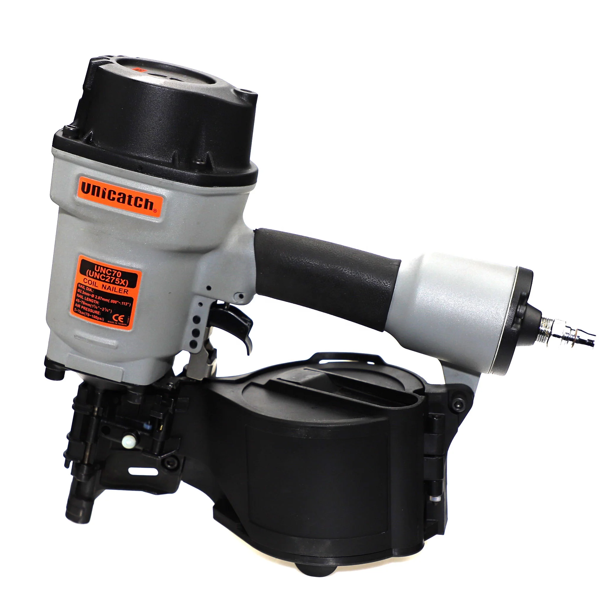 High quality Taiwan UNICATCH Pneumatic coil nail gun nailing machine nail gun UNC-275A(CN70)