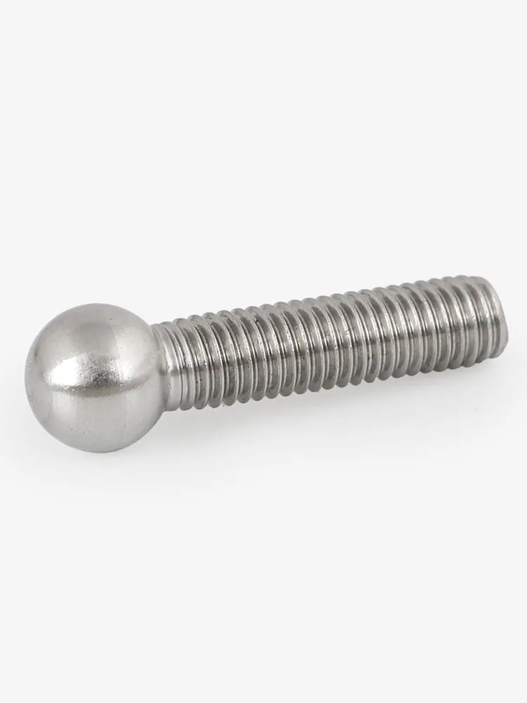 Custom Stainless Steel Threaded Male Hex Ball Head Bolt M5 M6 Pin ball stud Bolt End Fittings