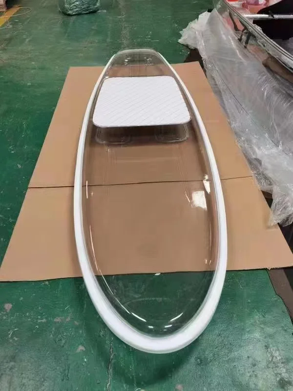 Hot sale Transparent Surf Board 3m Clear Sup Stand Up Surfboard See Through Lake/River For Sale