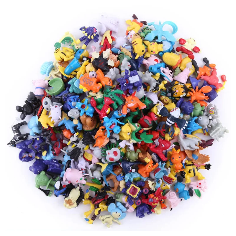144 Wholesale Good Quality 2-3cm Mini Child Toy Action Figure Pokemoned go for Kids Pokemoned