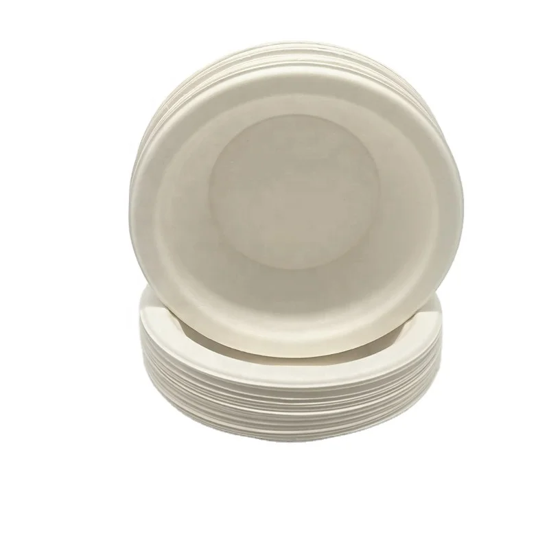 Eco-friendly Biodegradable Soup Bowl Disposable Bagass Bowl Compostable Sugar Cane Round Bowls