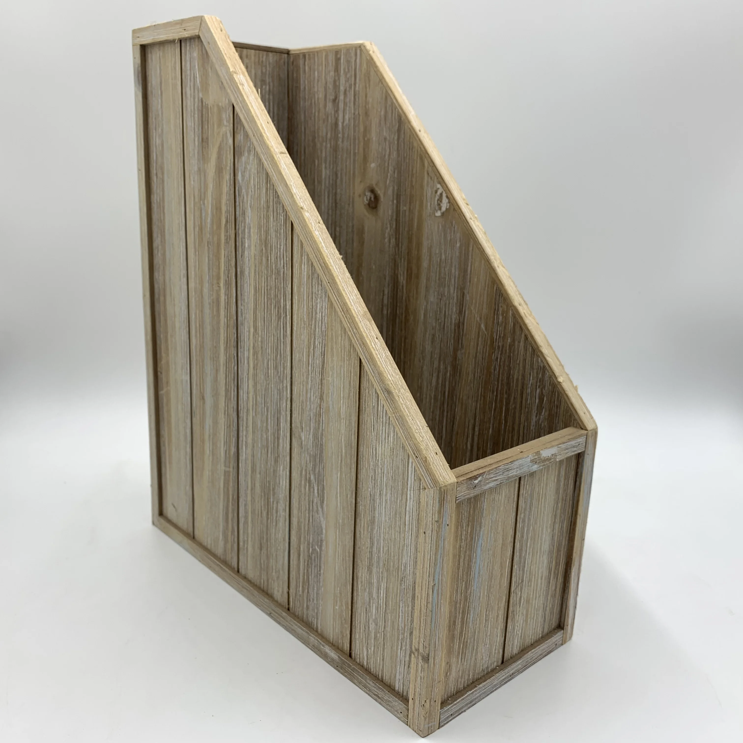 Custom friendly office stationery desktop document storage box wooden file folder