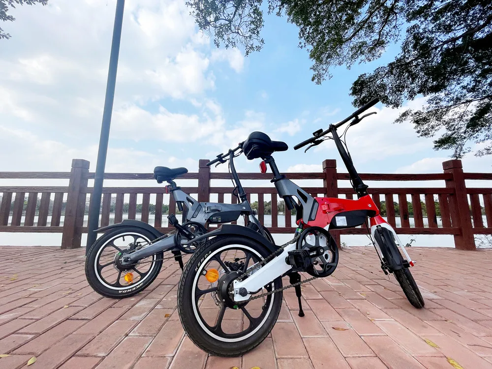 Hot Selling die-casting Magnesium alloy electric bicycle 16 inch Electric Bike foldable e bike eu warehouse