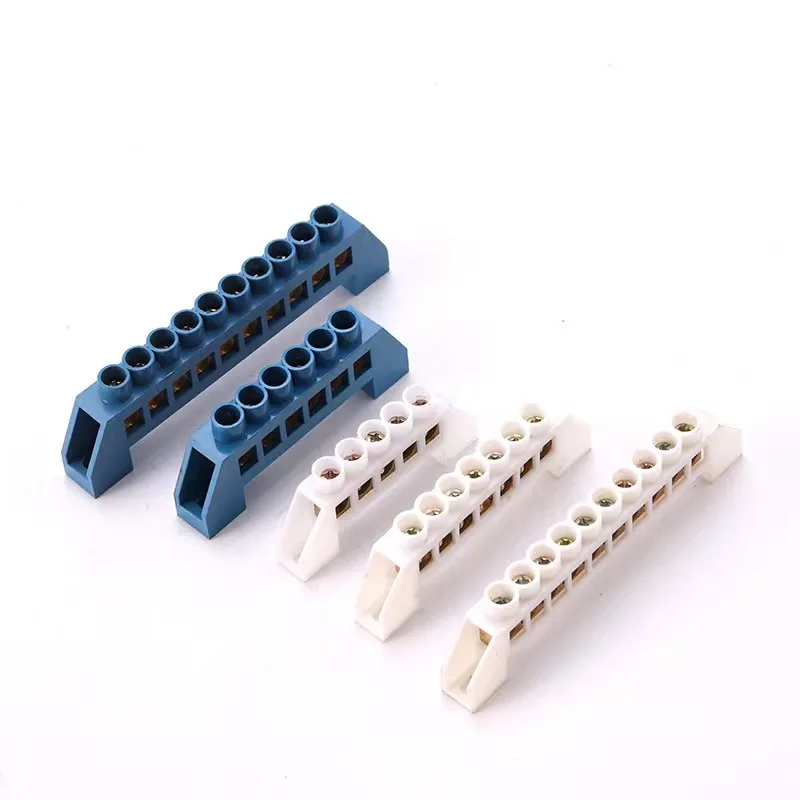 Panel feed-through terminal block SP033 din rail Brass Bridge Type terminal blocks screw connector ground terminal block