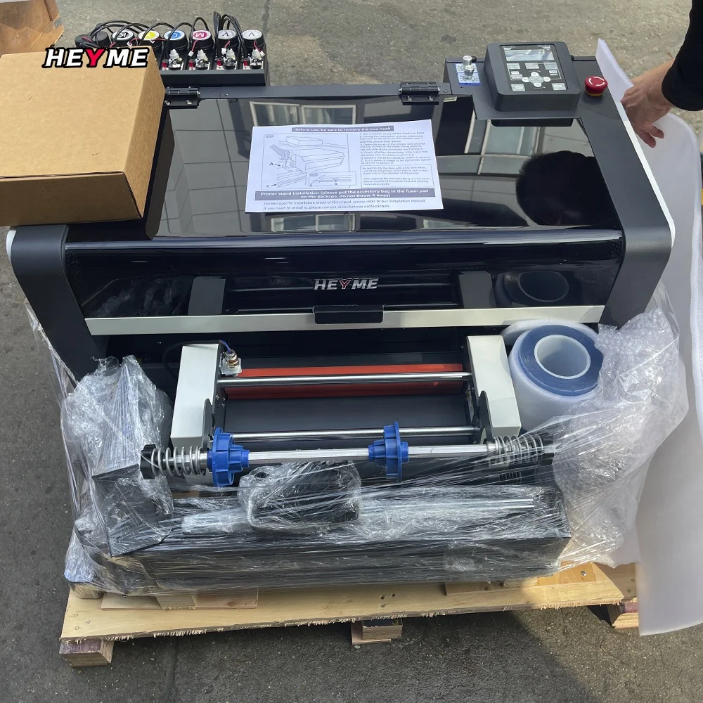 Heyme A1 Dtf Uv Printer Uv Printing Machine Xp600 A3 Dtf Heat Transfer Printer