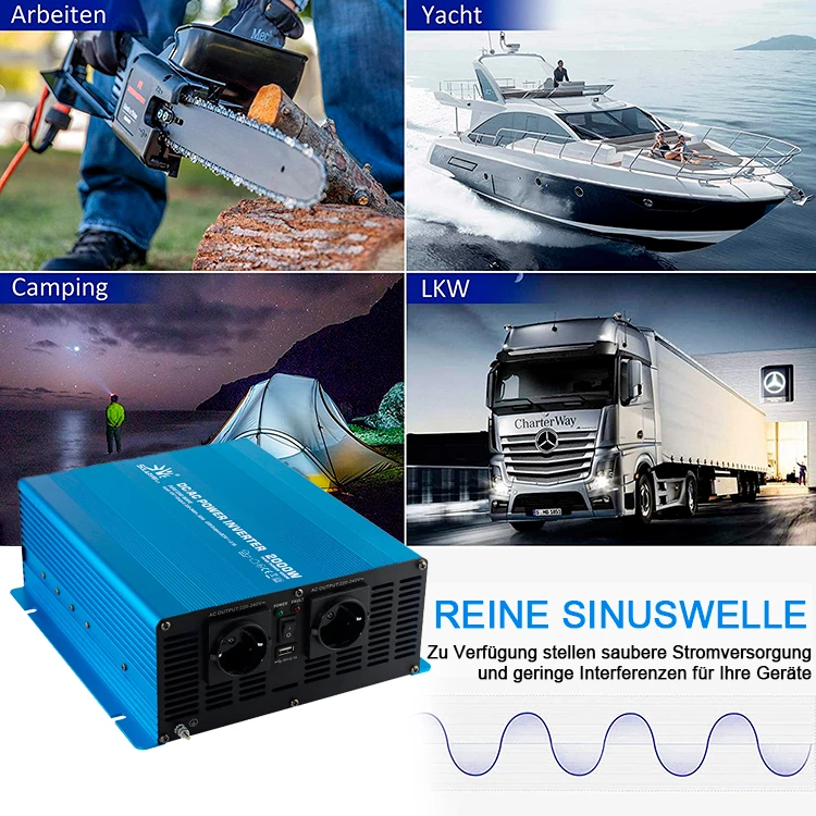 NP2000 2kw 2000Watt power solar inverter board inversor onda senoidal pura 12v  modificada para off grid system