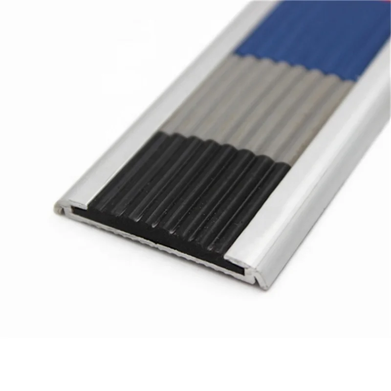 NIUYUAN Decoration Curved Aluminum Concrete Stair Nosing for Vinyl Floor