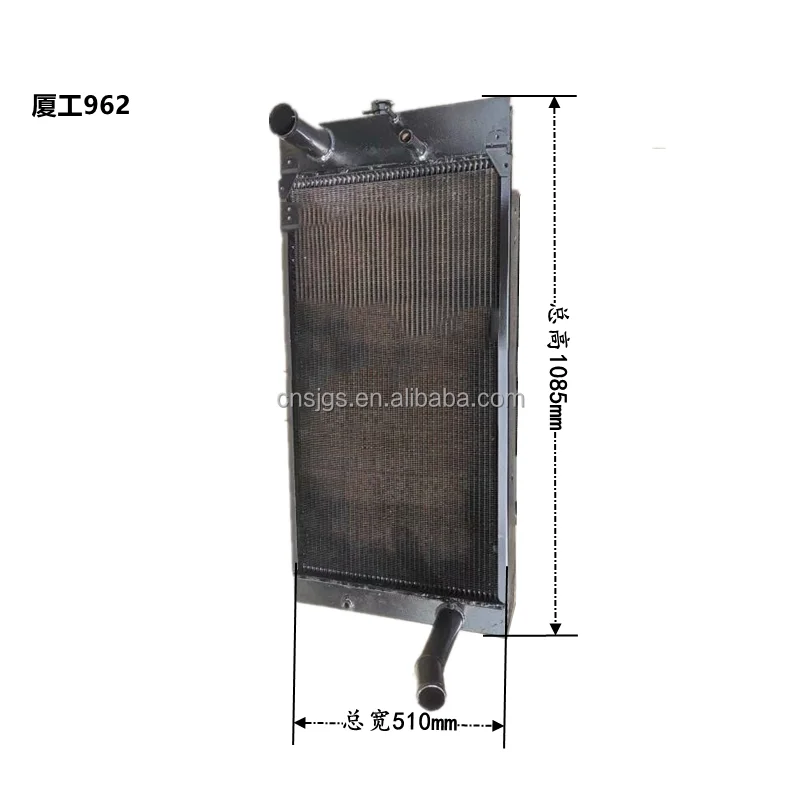 copper radiator for heavy duty machine