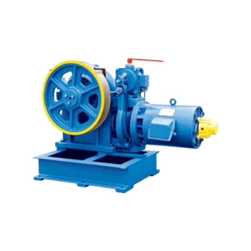 Load 450-1600kg Geraless Traction Machine for Passenger Lift Elevator