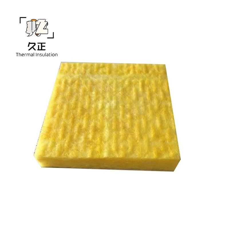 High Quality Fabric Fiber Soft Glass Fiber Cotton Glass Wool  High Density Glass Wool Board 96KG/M3