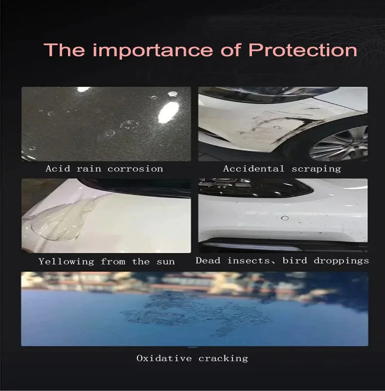 Wholesale Price PPF TPH TPU Glossy Black Car Wrap Film Self Healing Anti Scratch Car Paint Protection Film For Car Body