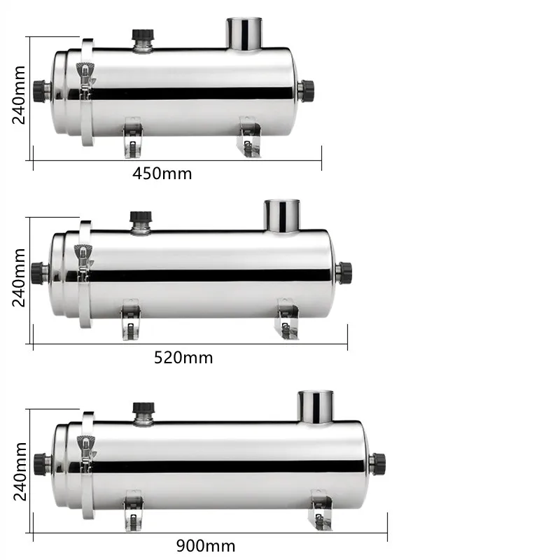 
8000L/h commercial PVDF stainless steel ultrafiltration water filter 