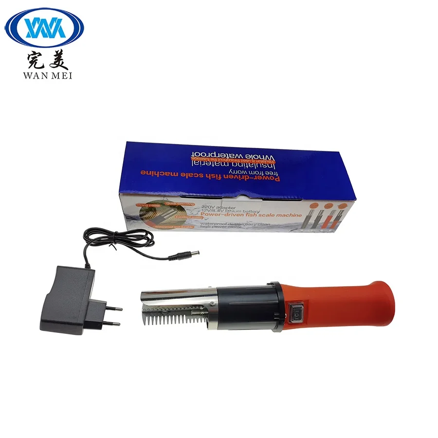 WM-FS01 рыбьей чешуи машина для удаления Электрический рыбочистка машина