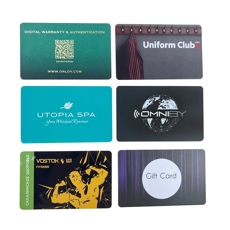 PVC Business Card Plastic Custom Business Card With NFC Chip