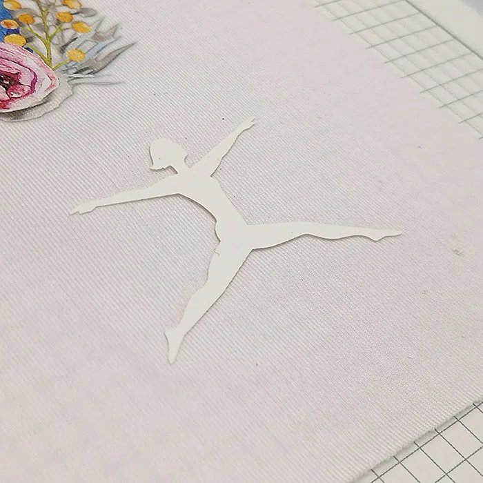 3D silicone heat transfer printing sticker printing Logo for clothing