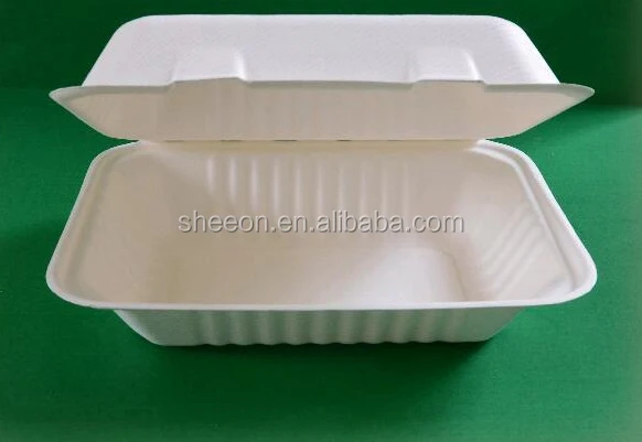 Virgin Bleached Bagasse Pulp Sugar Cane Pulp Eco-Friendly for Food Container Packing