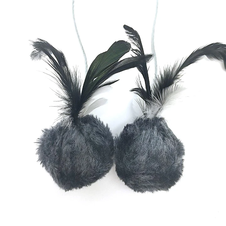 DIY Cat Tree  Replacement Turntable Cat Toys Catnip Balls With Catnip And Feather