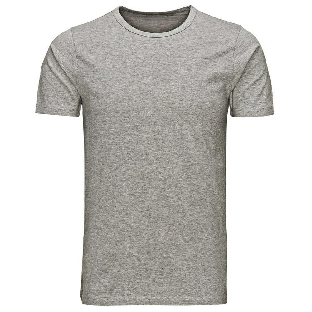 Wholesale Fashion Round Neck Mens T shirt For Men Stretch 95 Cotton 5 Spandex T shirt