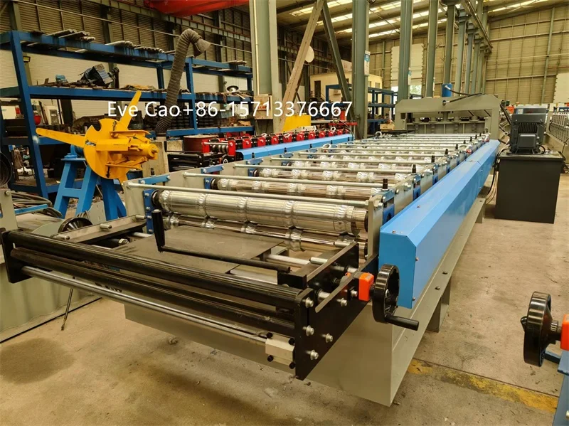 High-end Glazed Roofing Tile Color Steel Sheet Roll Forming Machine Color Steel Machine